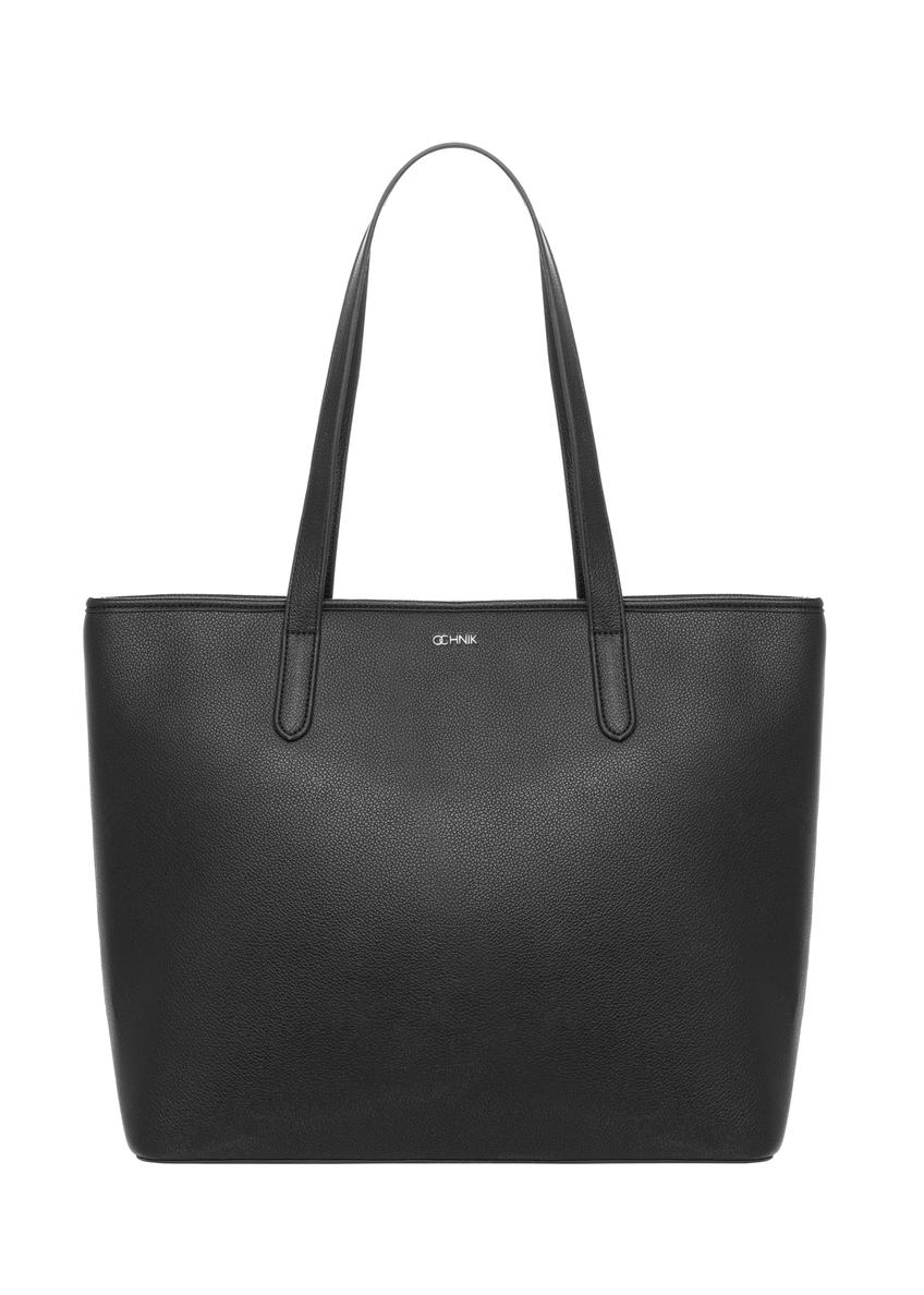 Women's shopper bag in black TOREC-0816-9I(Z26)