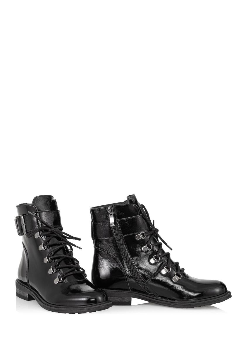 Women's lacquered leather boots BUTYD-0840B-99(Z23)