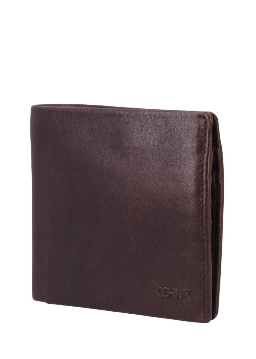 Brown leather men's wallet PORMS-0734-1I(Z26)
