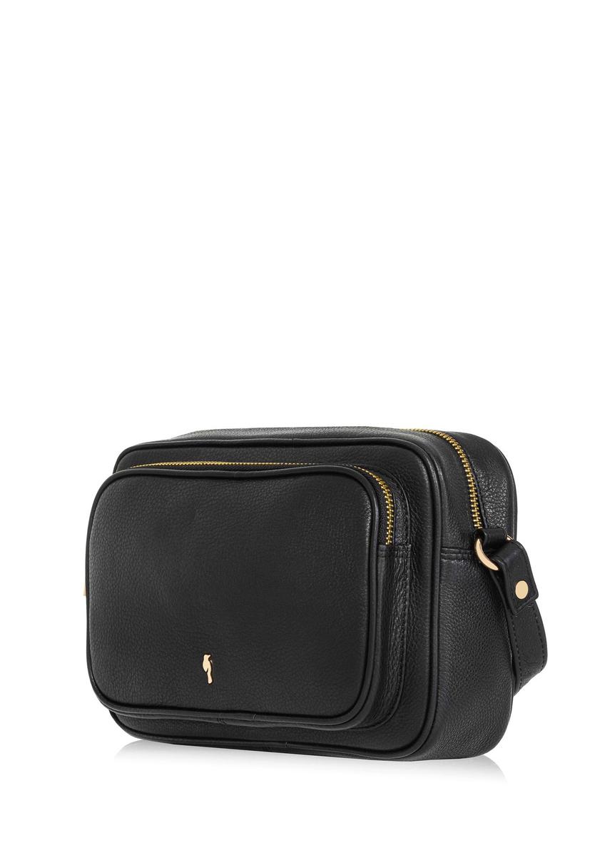 Black leather women's handbag TORES-1088-99(W25)