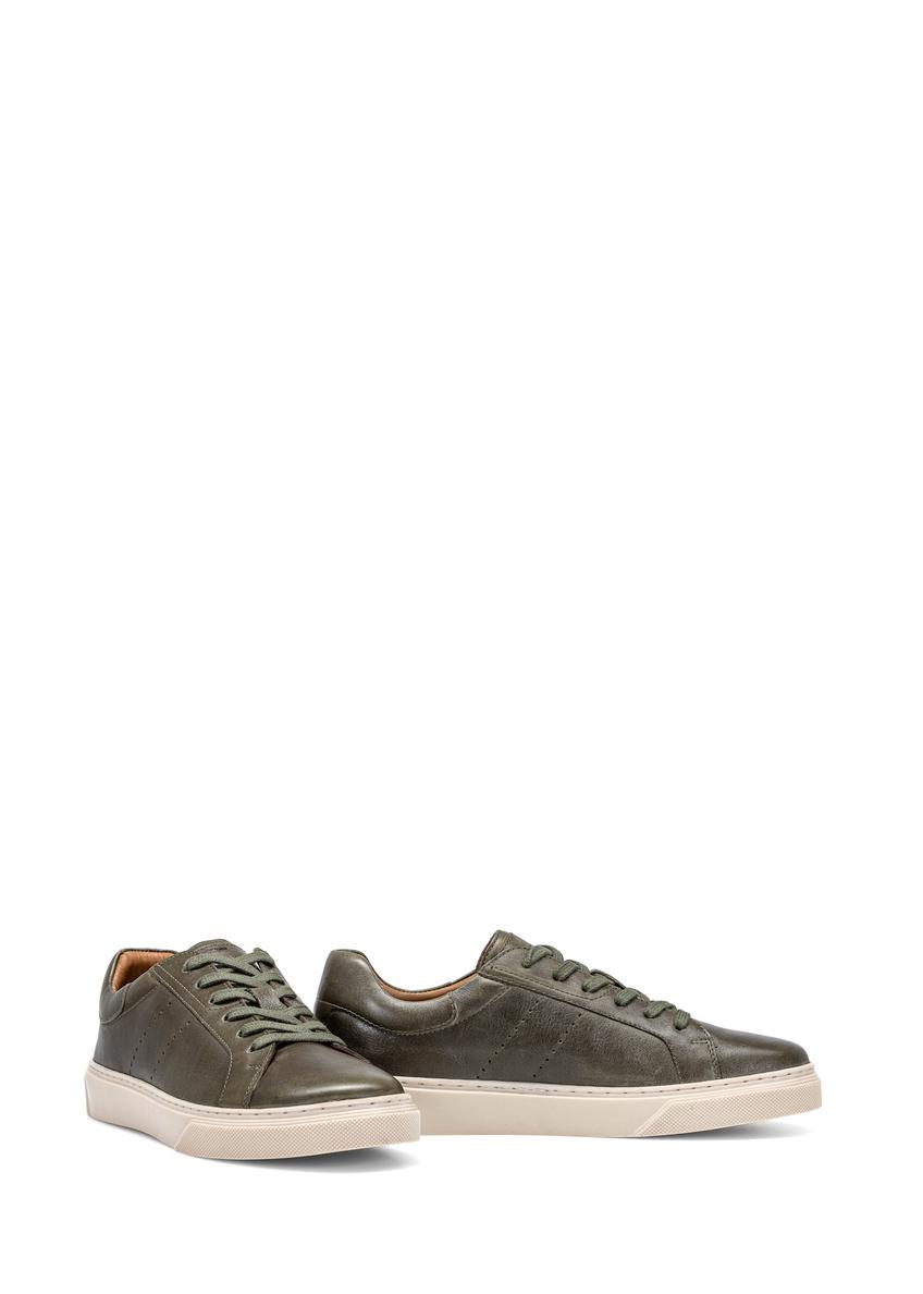 Dark green men's shoes BUTYM-0486-54(W25)