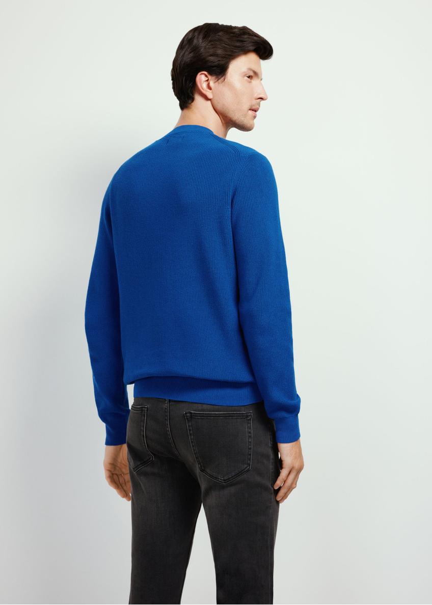 Blue men's sweater SWEMT-0156-61(Z24)