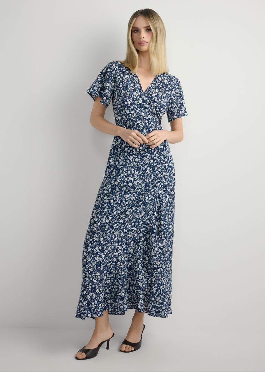 Long floral dress SUKDT-0233-7P(W26)