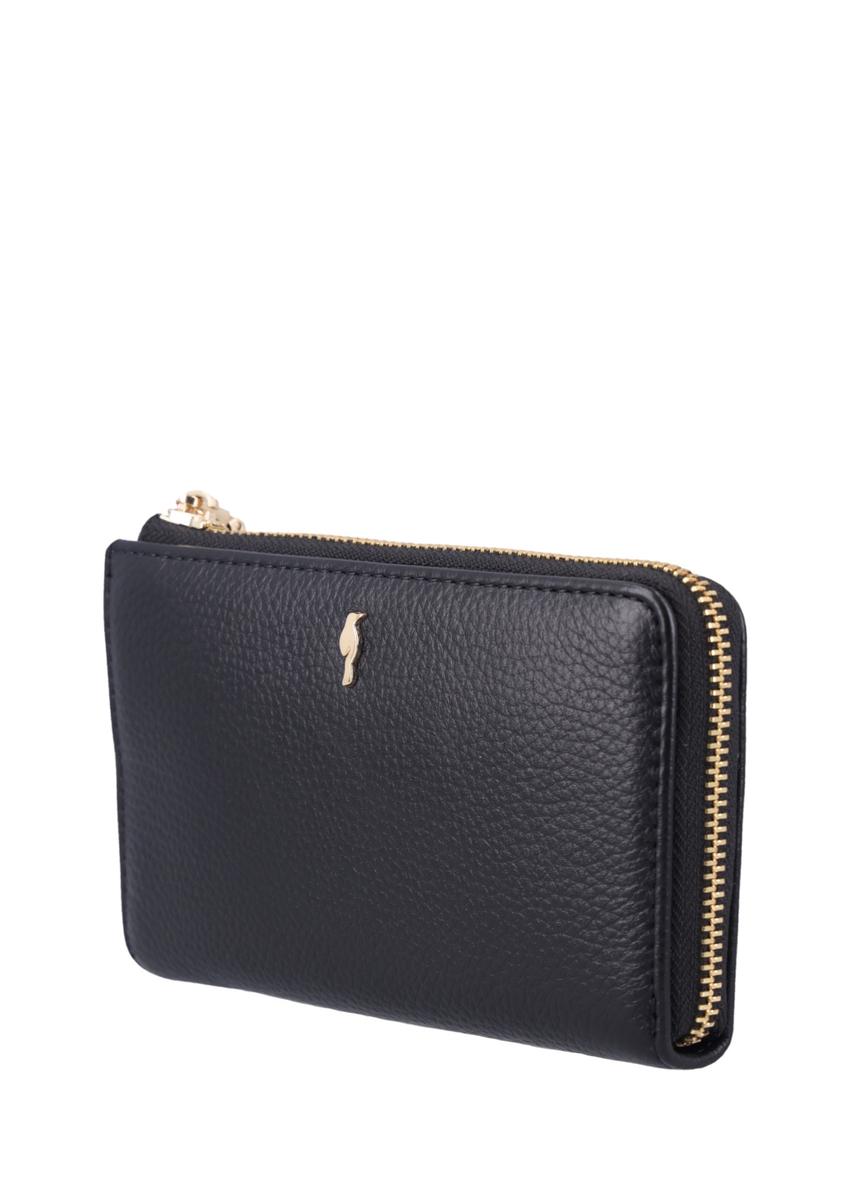 Black leather women's wallet PORES-0994-9I(Z26)