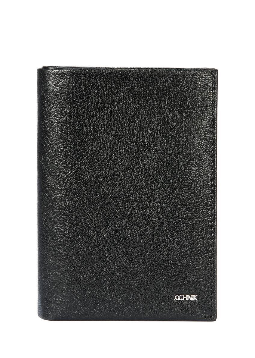 Black leather foldable men's wallet PORMS-0646-99(W25)