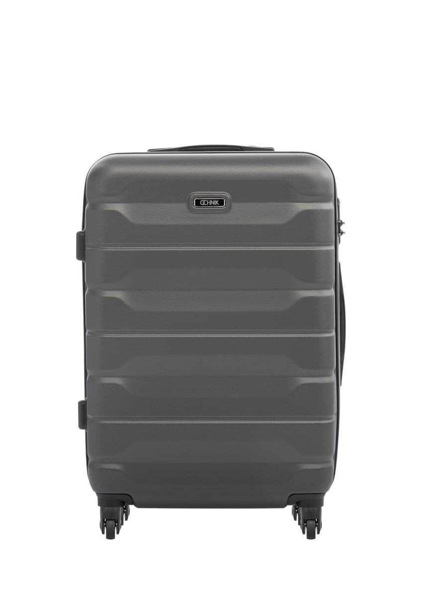 Medium suitcase on wheels WALAB-0067-9B-24(W26), front product view on white background.