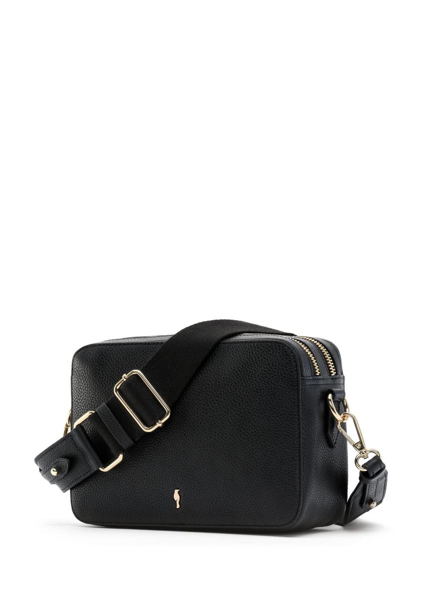 Black small leather women's handbag TORES-1095-99(W25)