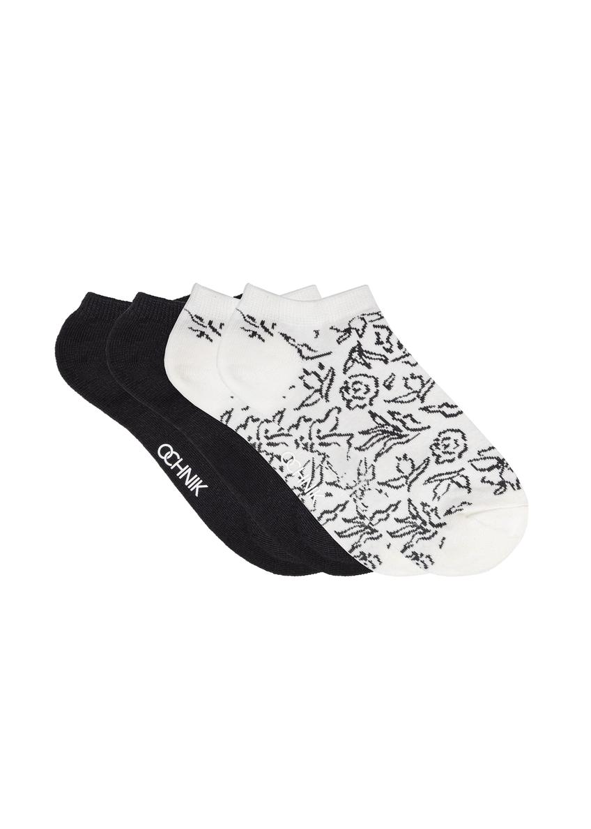 Set of women's short socks ZESDT-0028-98(W25)