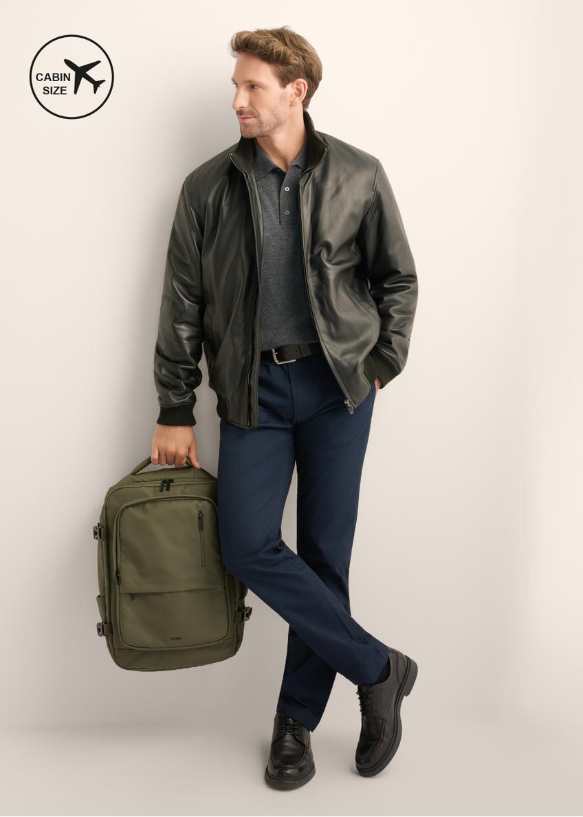 Large khaki travel backpack PLCMN-0018-8D(Z26)