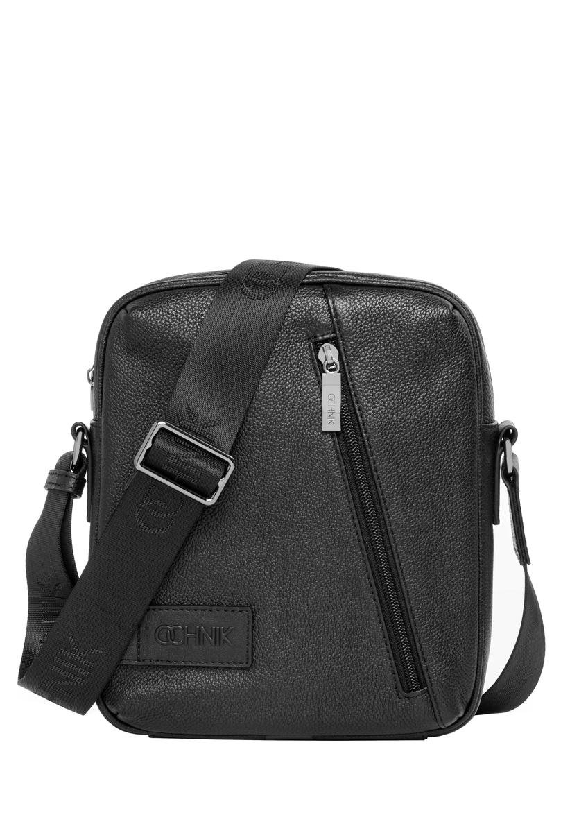 Black leather men's bag TORMS-0251B-99(Z26)
