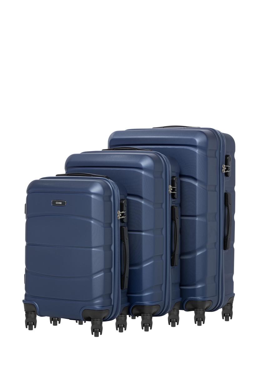 Set of 19'/24'/28' trolley suitcases WALAB-0077-7D(W26), diagonal product view on white background.