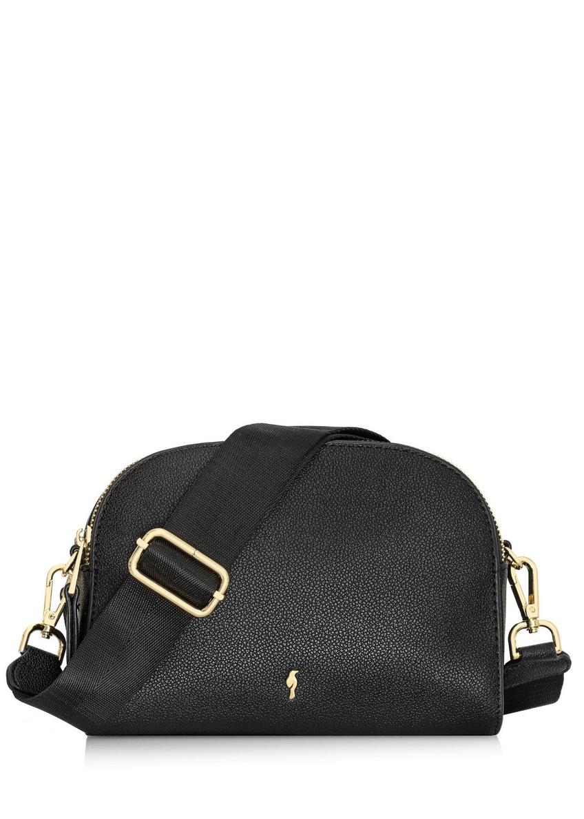 Black small women's handbag TOREC-0036E-99(Z25), front product view on white background.