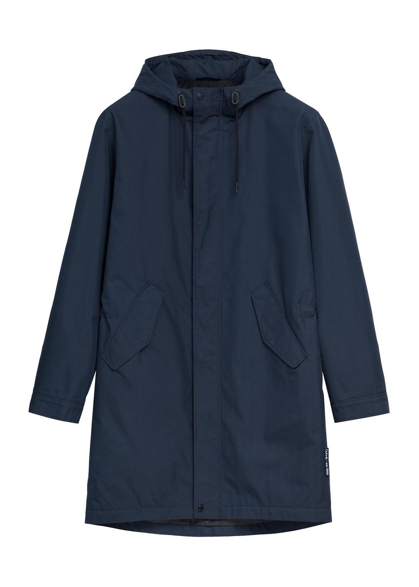 Men's navy blue transitional jacket KURMT-0425-7D(Z26)