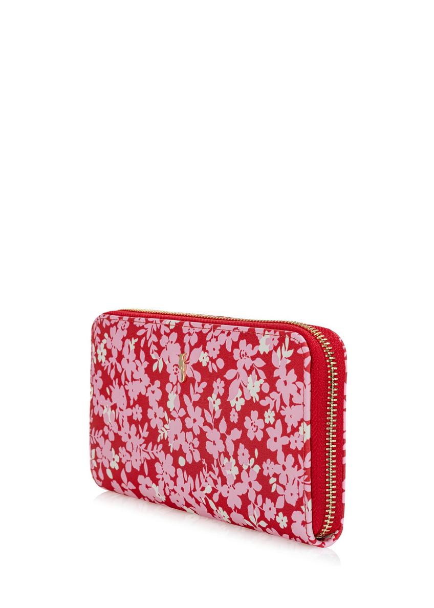 Large women's wallet in floral pattern POREC-0372-15(W24)