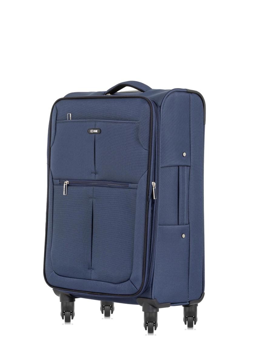 Medium suitcase on wheels WALNY-0030-69-24(W24)