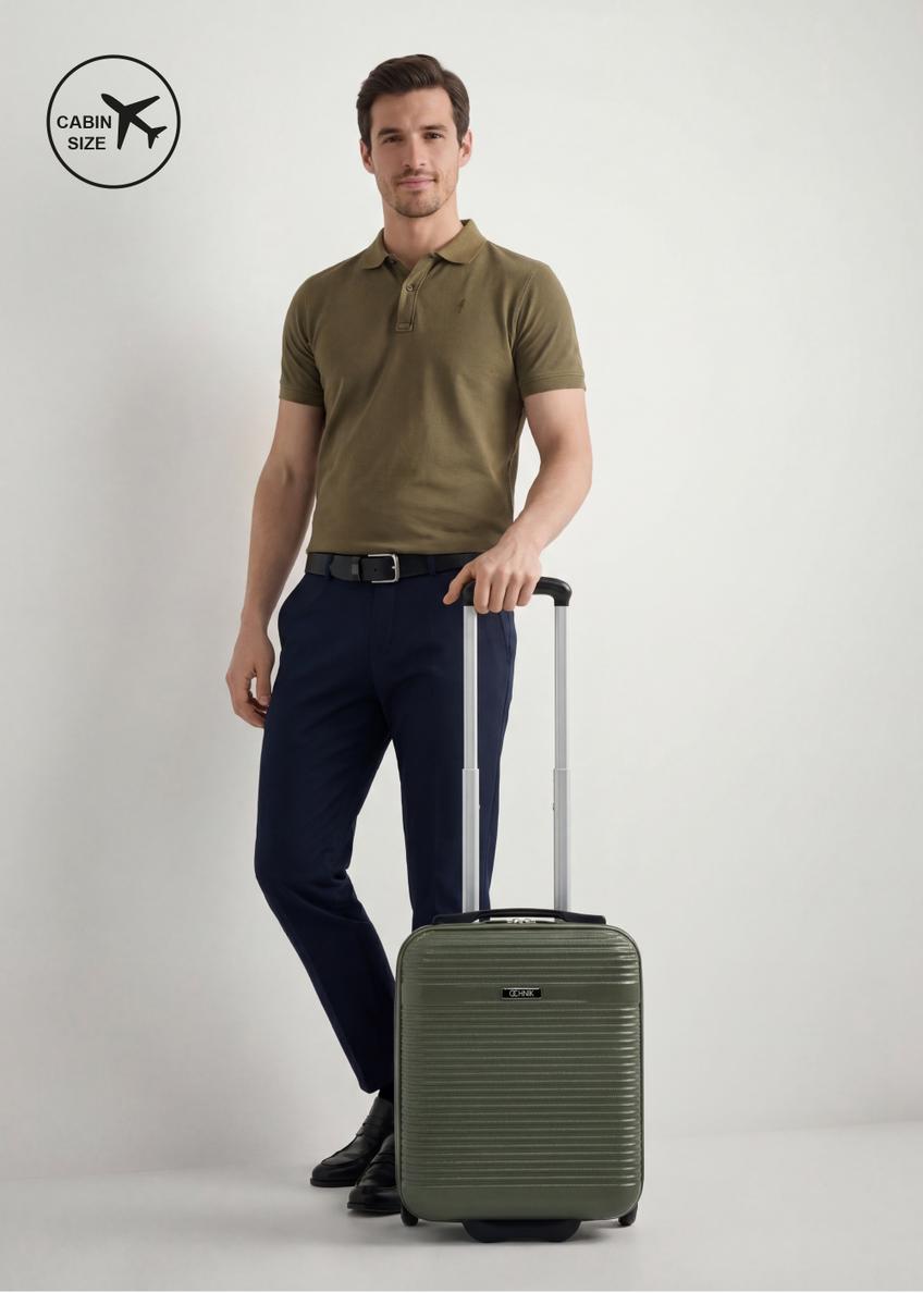 Cabin suitcase on wheels WALAB-0040-55-16(W25)