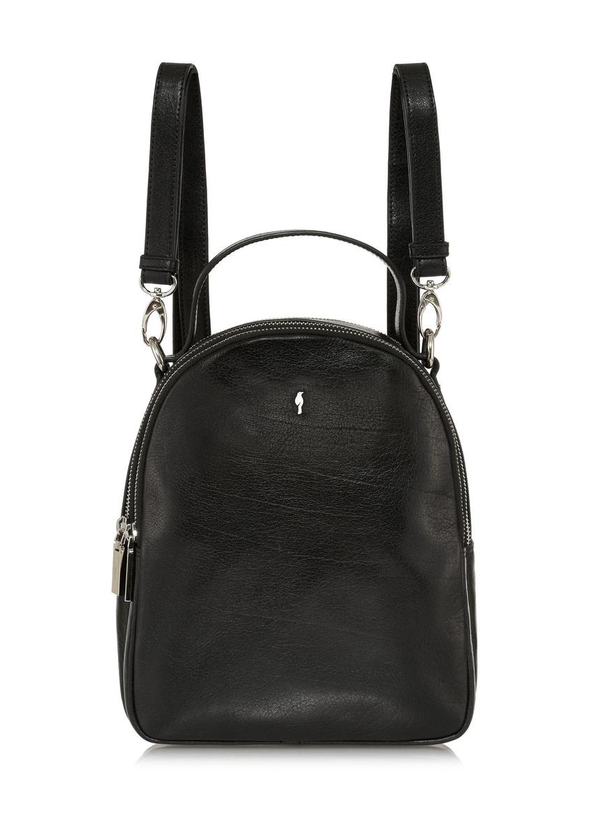 Black leather women's backpack TORES-1048-99(Z24)-07