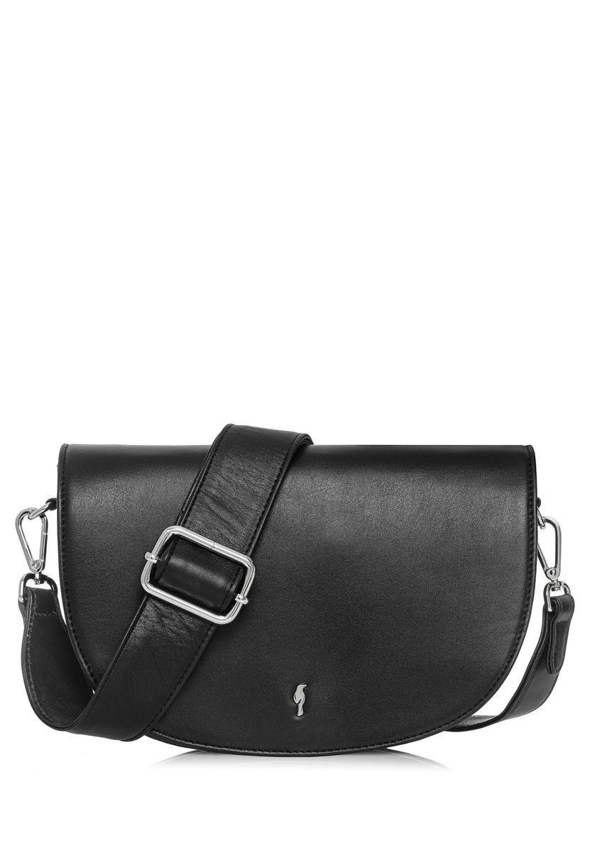 Black leather women's handbag TORES-1082-99(W25)-08