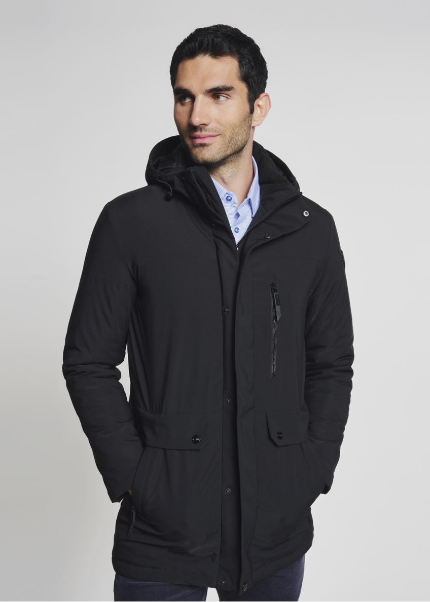 Men's autumn jacket with hood KURMT-0211-99(Z21)-01