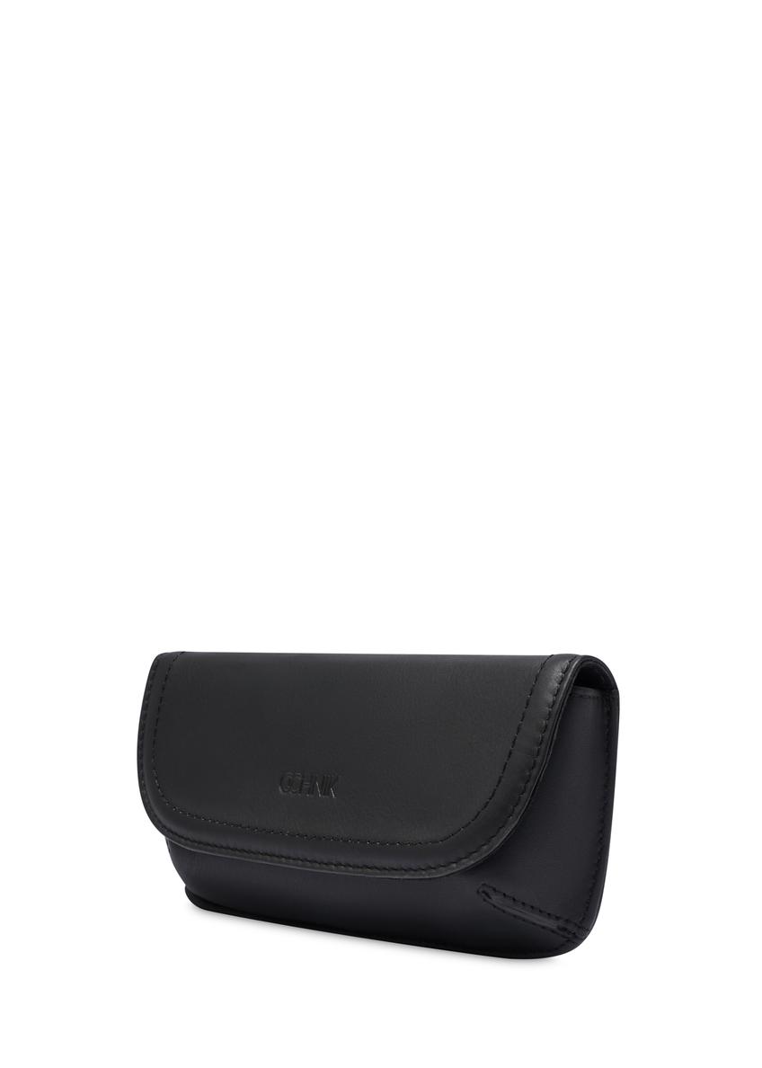 Black leather case PORMS-0698-99(W26)