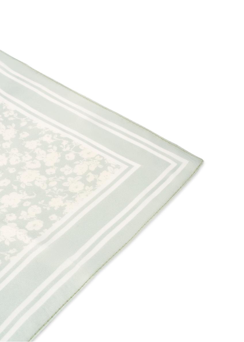 Green floral women's scarf SZADT-0190-8P(W26)