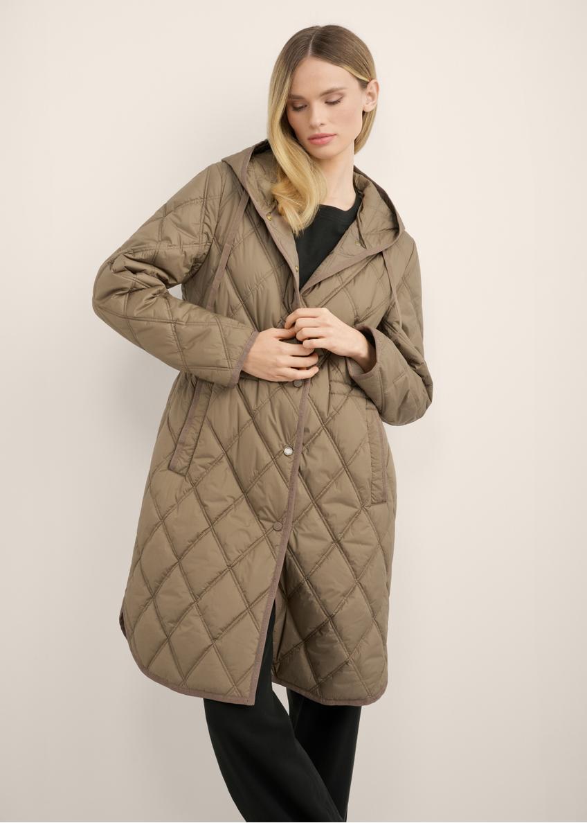 Women's dark beige jacket KURDT-0579-1K(Z26)