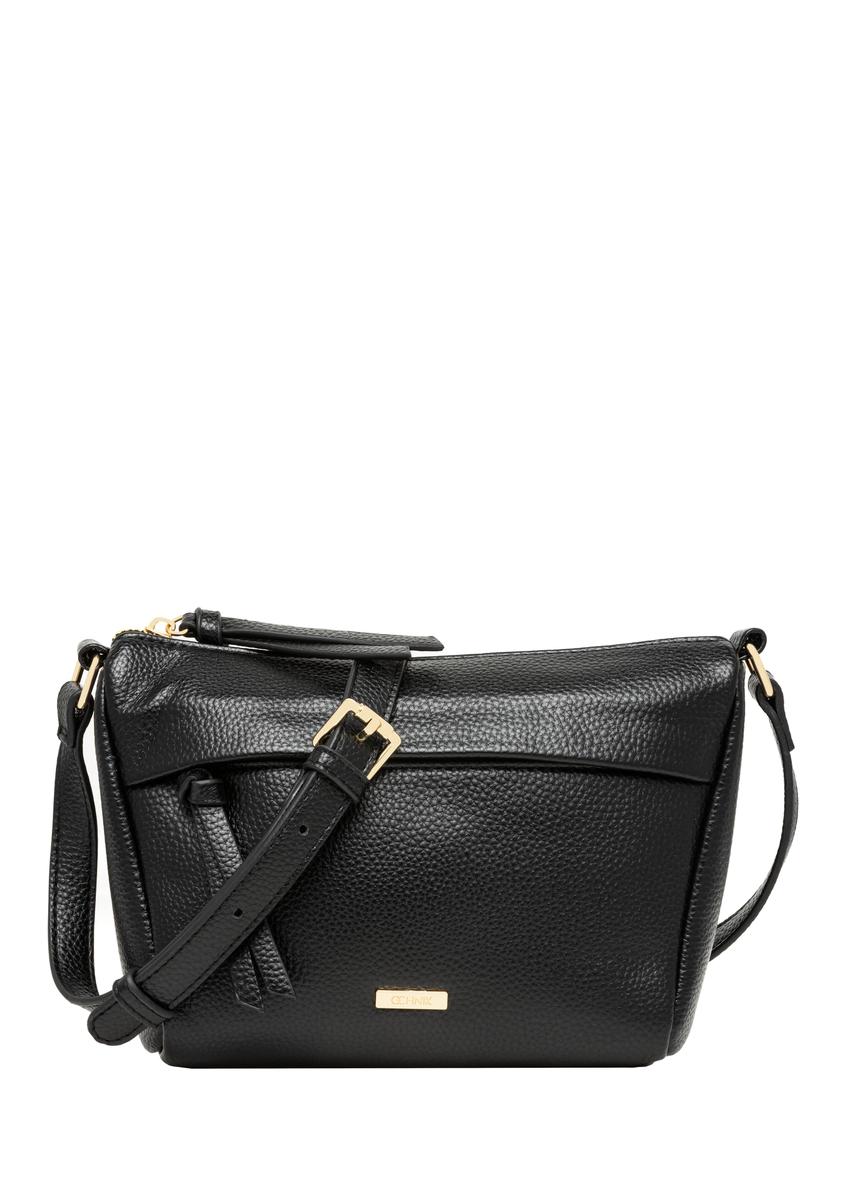 Small black women's handbag made of imitation leather TOREC-1367-9I(Z26)