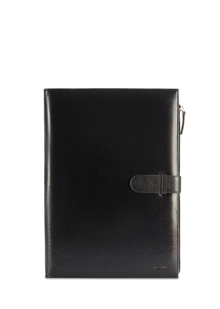 Black leather men's briefcase TORMS-0480-99(Z25)