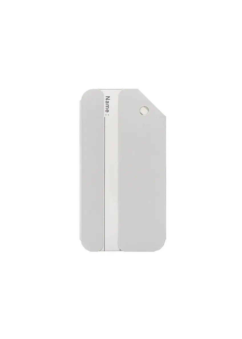 Silver luggage tag AW-012-0003-9A(W26)