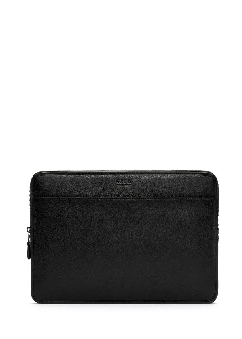 Black leather men's briefcase TORMS-0446-99(W25)