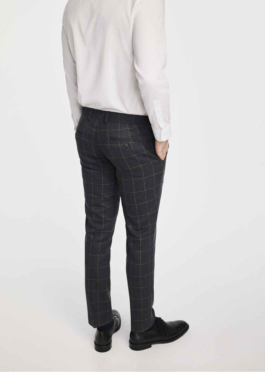 Men's checkered trousers SPOMT-0110-69(Z24)