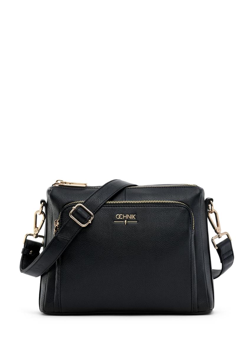 Black leather women's handbag TORES-1081D-99(W25)