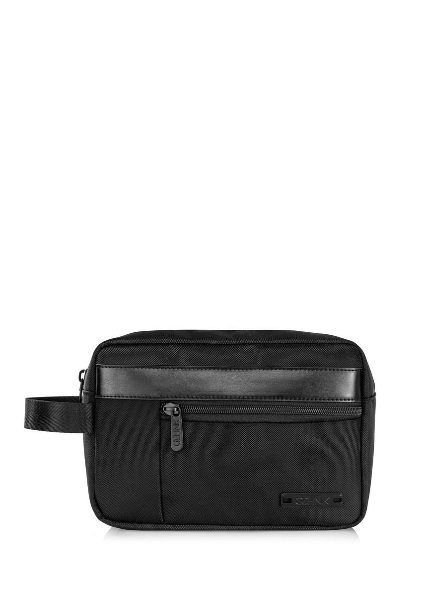 Black men's cosmetic bag TORMN-0341C-99(Z24)-01