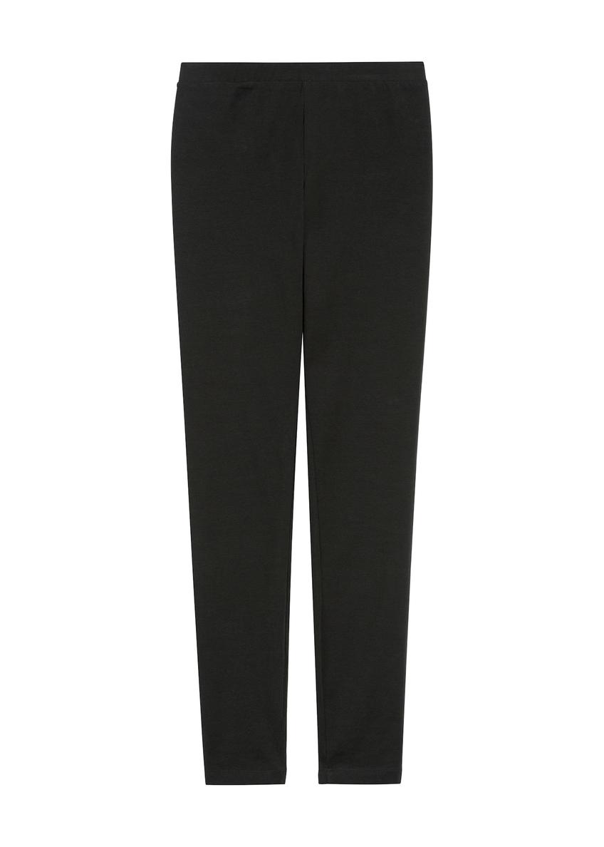 Black women's leggings LEGDT-0001-99(Z25), product view from the front on a white background.
