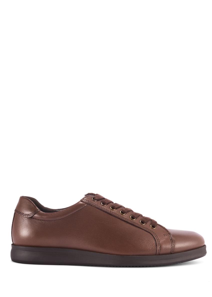 Brown leather men's shoes BUTYM-0513-89(Z25)