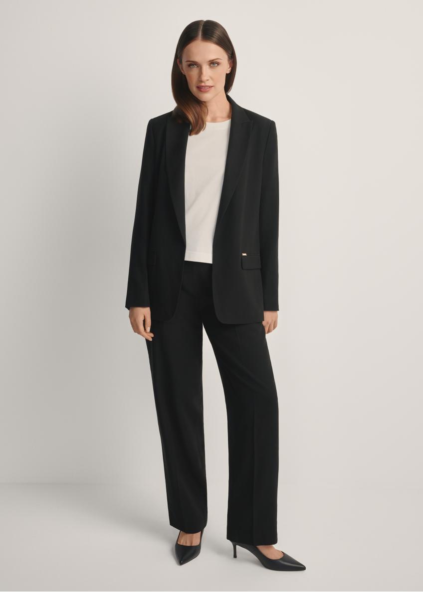 Black elegant women's trousers SPODT-0106A-99(W26)