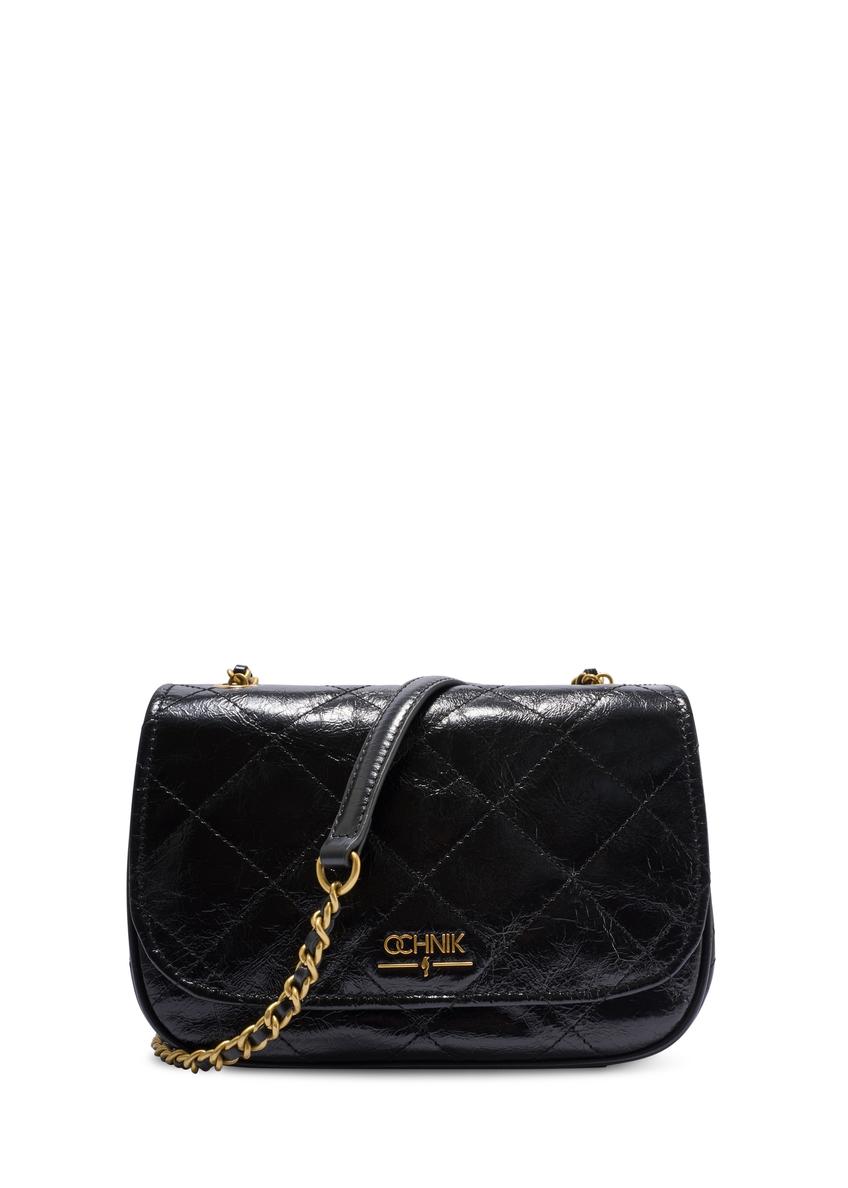 Black patent leather women's handbag TORES-1297-99(W26)