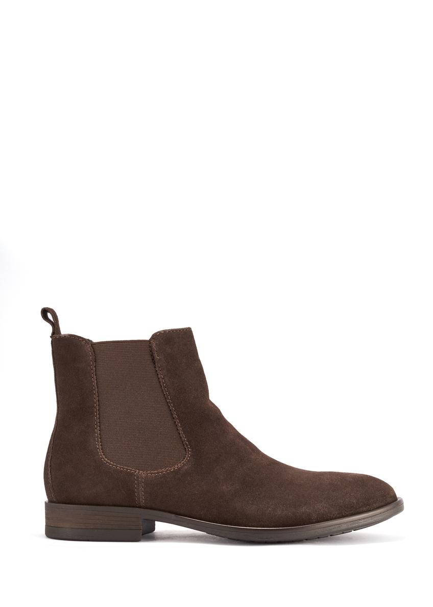 Brown suede ankle boots for men BUTYM-0463-90(Z25)