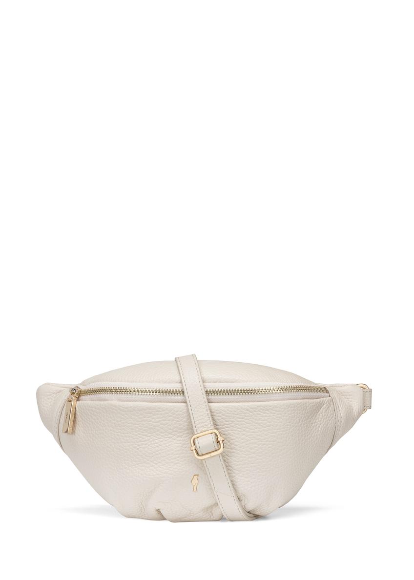 Cream leather women's bag TORES-0894C-12(W25)