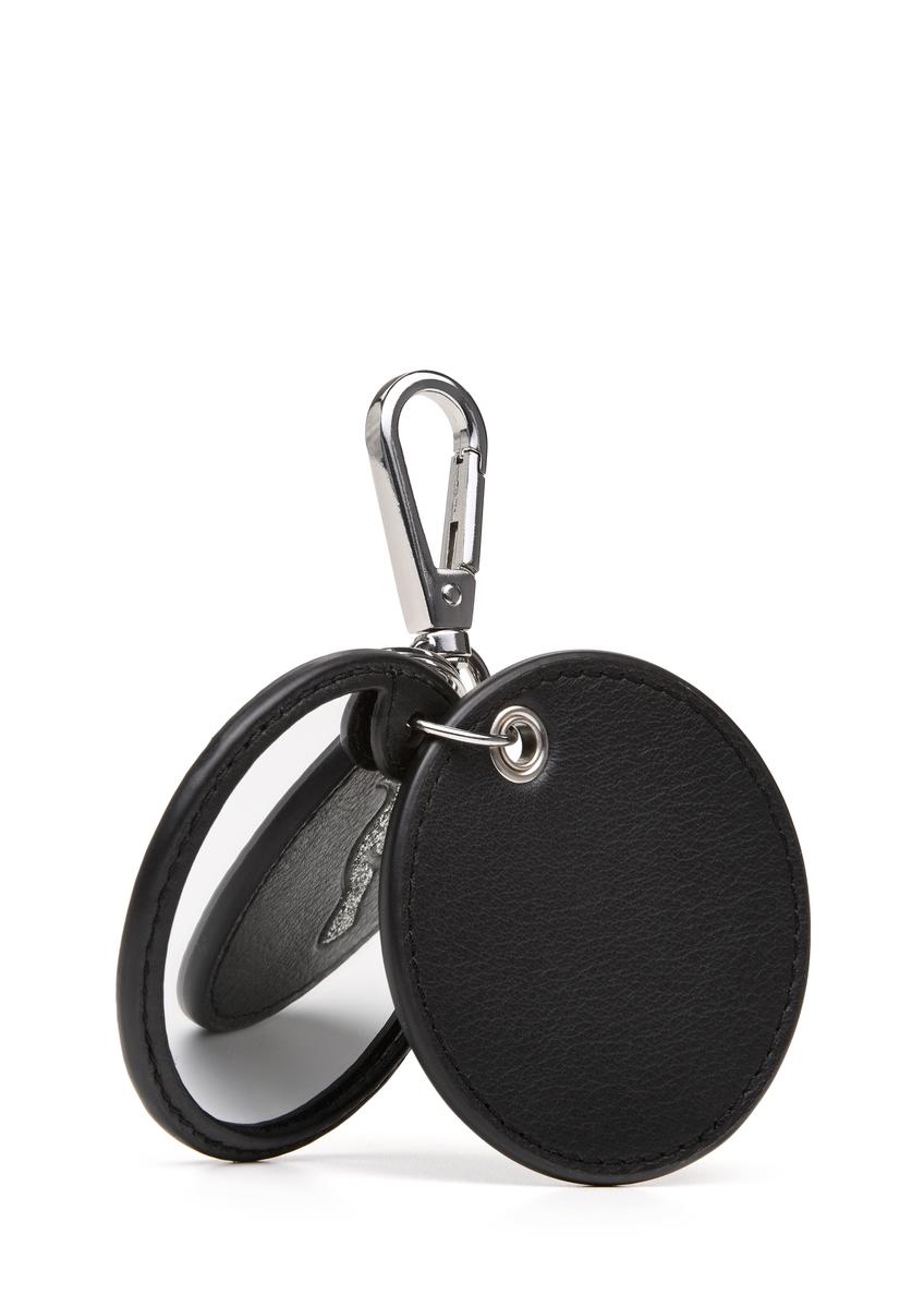 Black keychain with mirror BRELOK-0216-99(Z25)