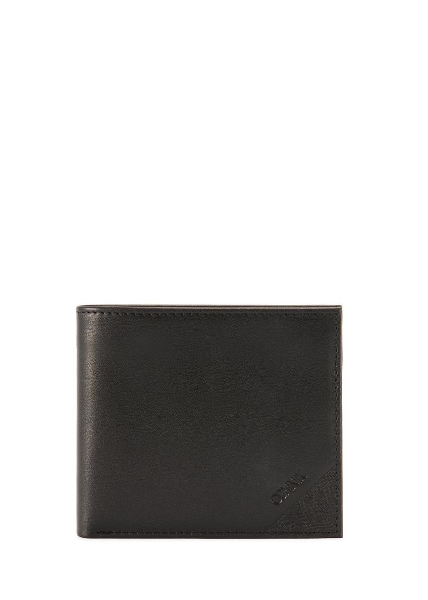 Black leather men's wallet PORMS-0655-99(Z25)