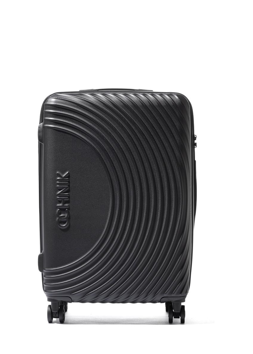 Medium wheeled suitcase WALAB-0088-99-24(W26), front view on a white background.