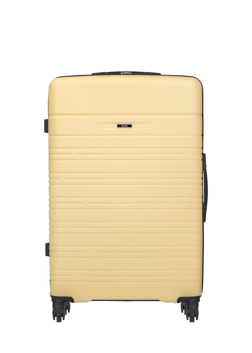 Large suitcase on wheels WALAB-0083-2B-28(W26) - front view of the product, on a white background.