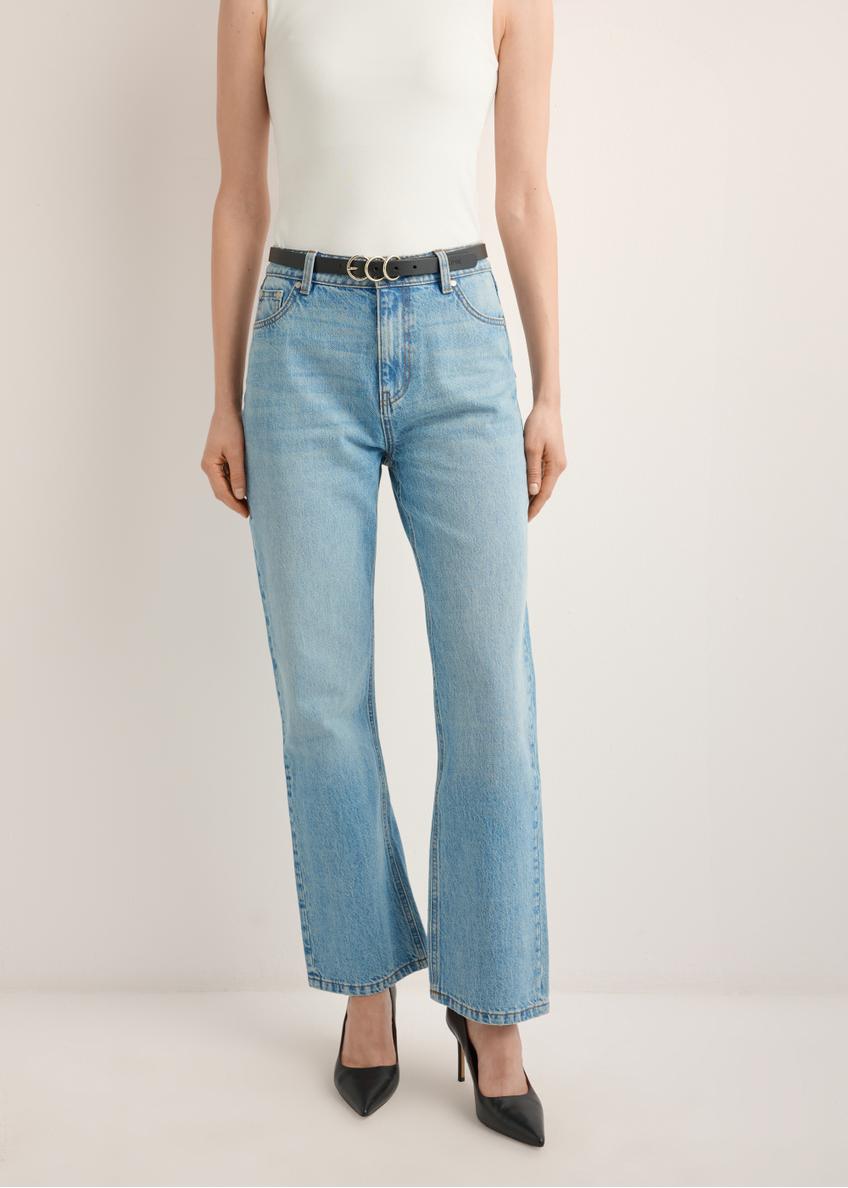 Blue women's denim pants JEADT-0016-7A(Z26)
