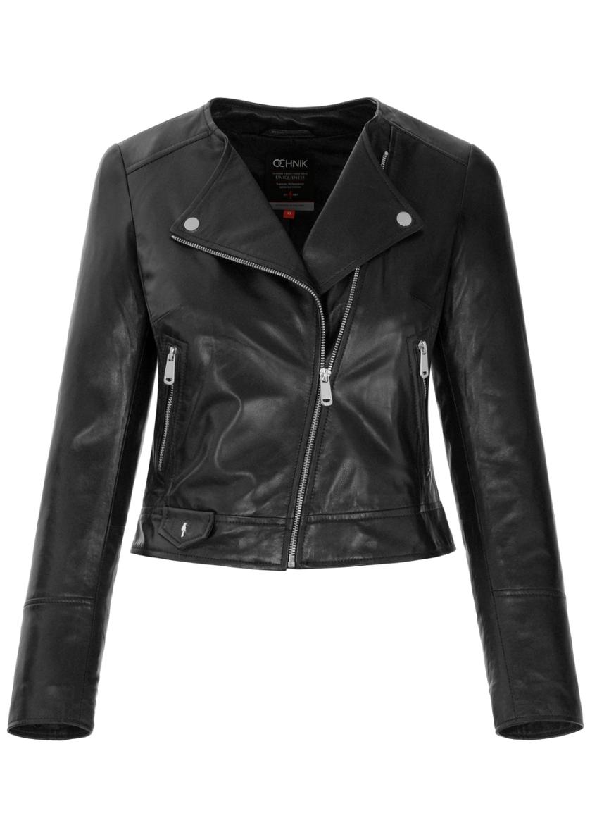 Women's black leather ramones KURDS-0273-1110(KS)