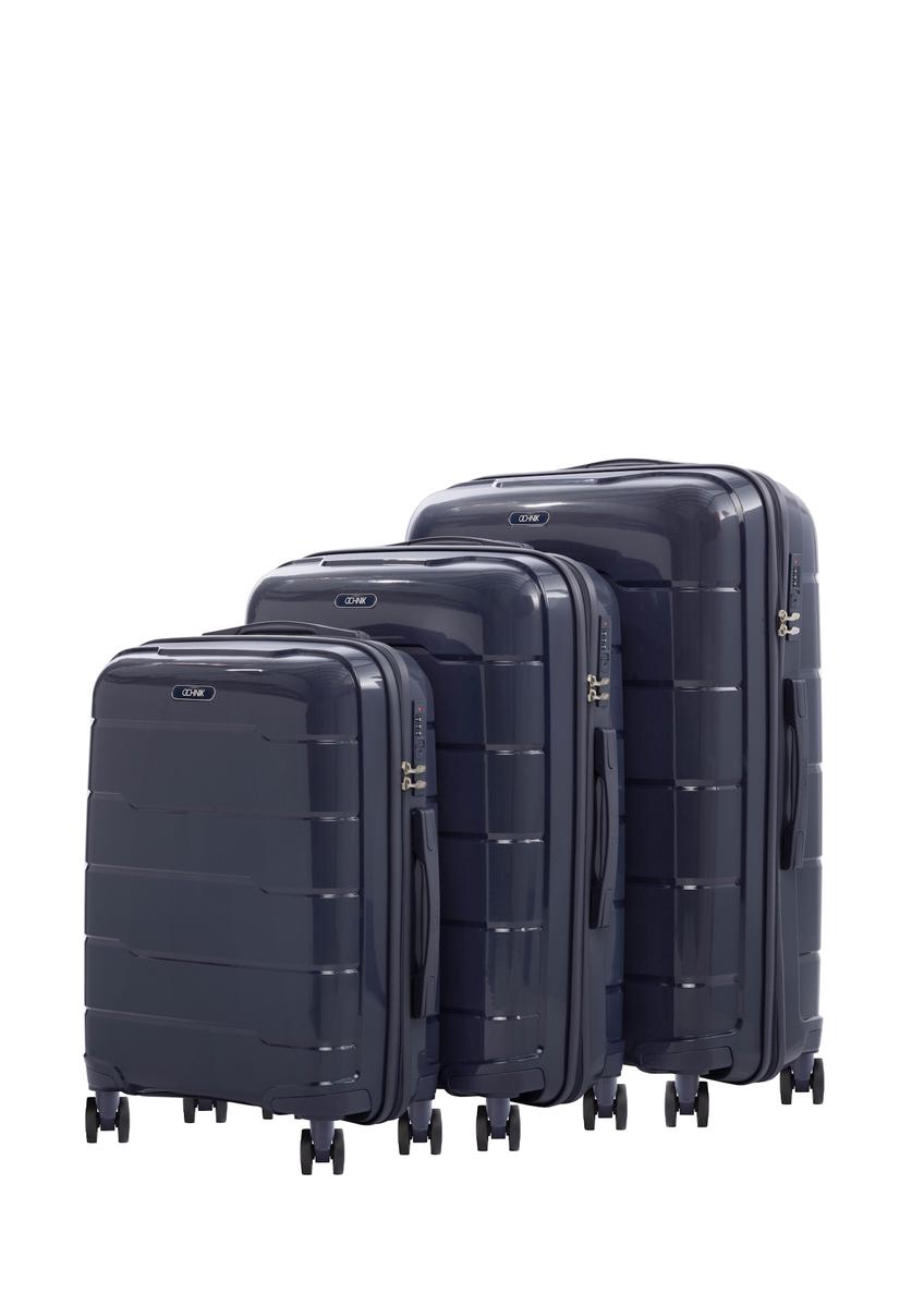 Set of suitcases on wheels 19"/24"/28" WALPP-0025-7D(W26)