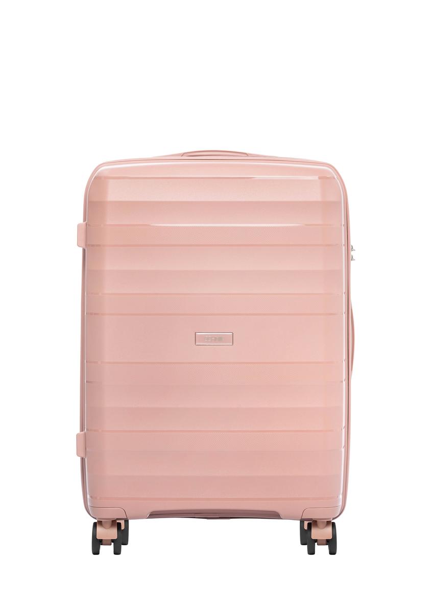 Medium suitcase on wheels WALPP-0024-5B-24(W26), product view from the front on a white background.