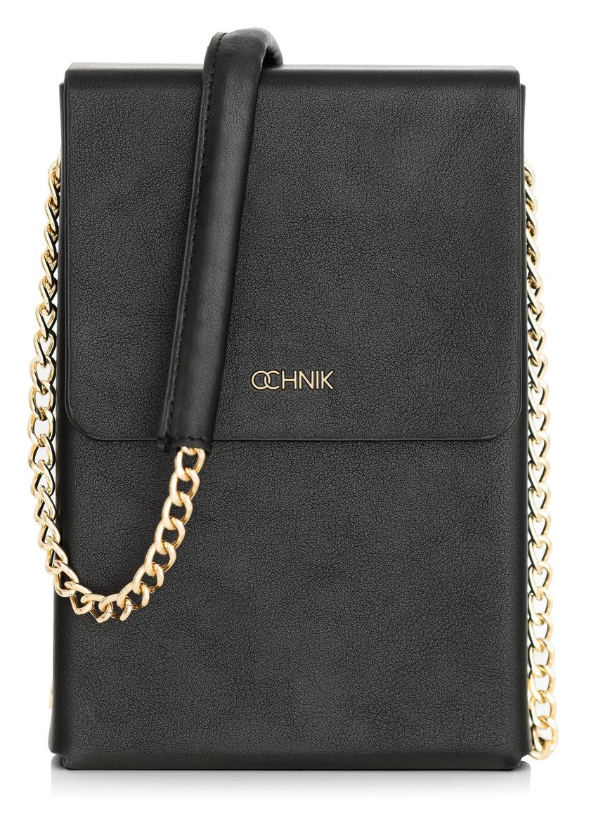 Black women's bag with chain TOREC-0976-99(Z24)