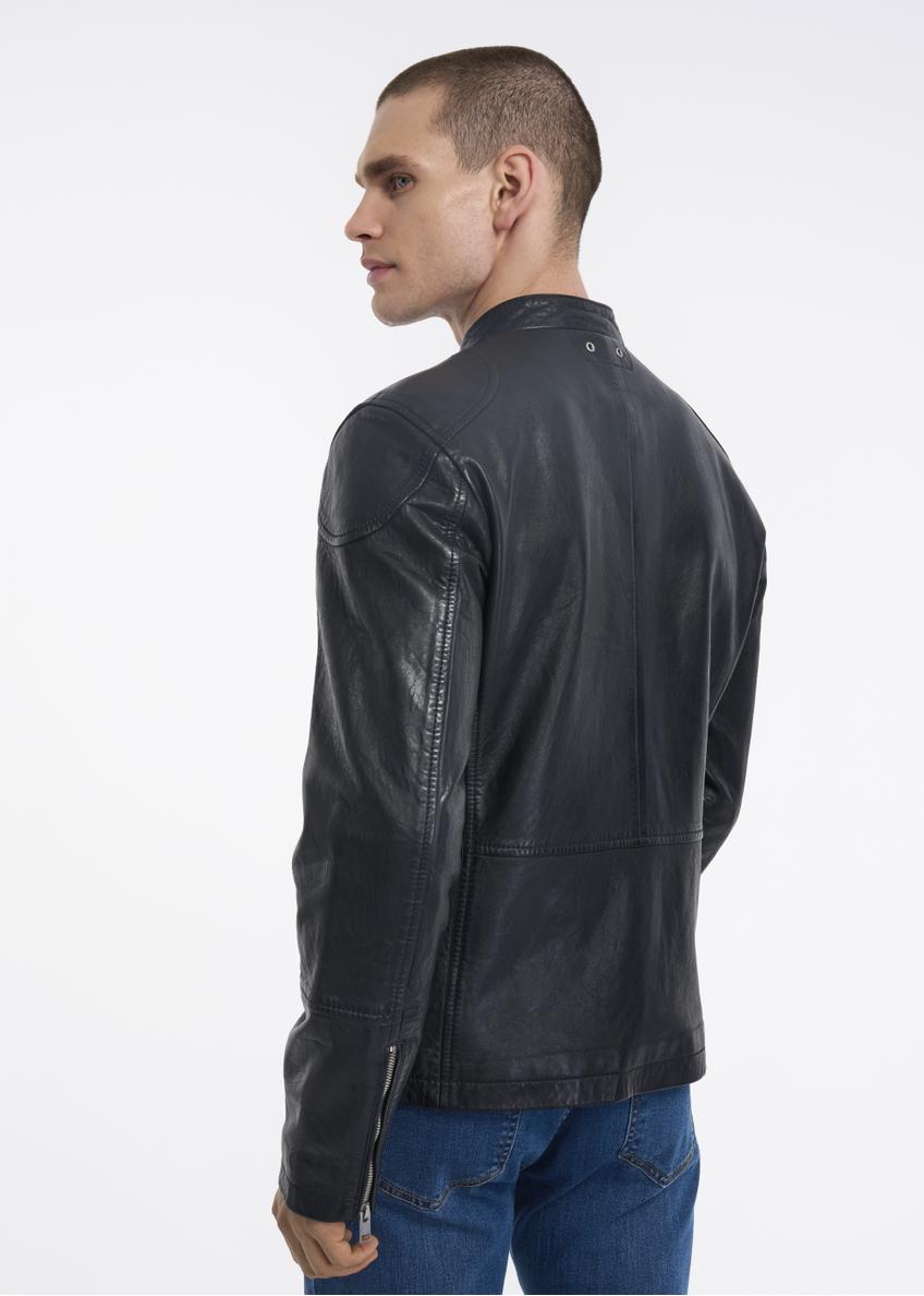 Men's leather jacket KURMS-0281-5471(Z22)