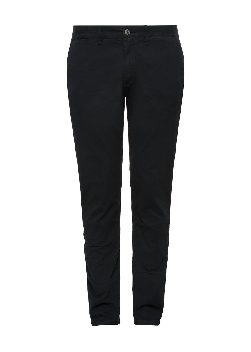Black men's trousers SPOMT-0103A-99(Z25)